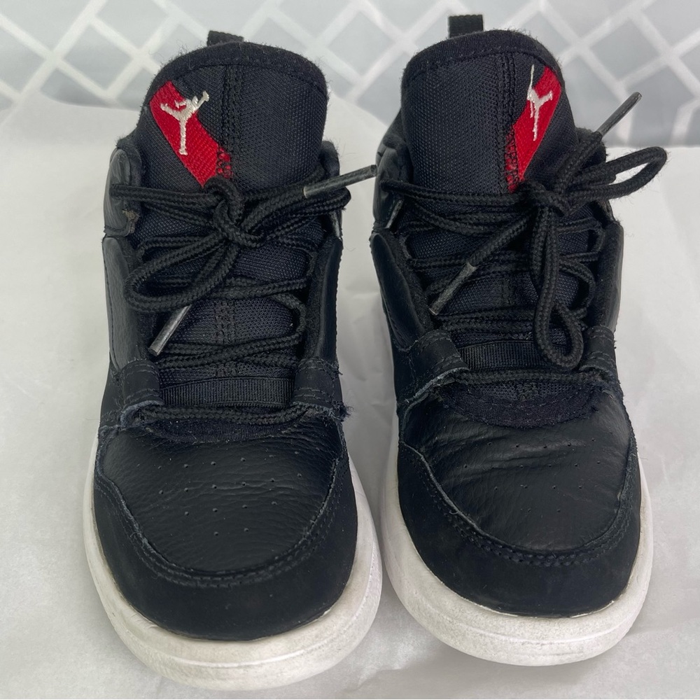 Jordan Access TD Black Gym Red White Leather Sneakers Size 12C Style AO1330-016